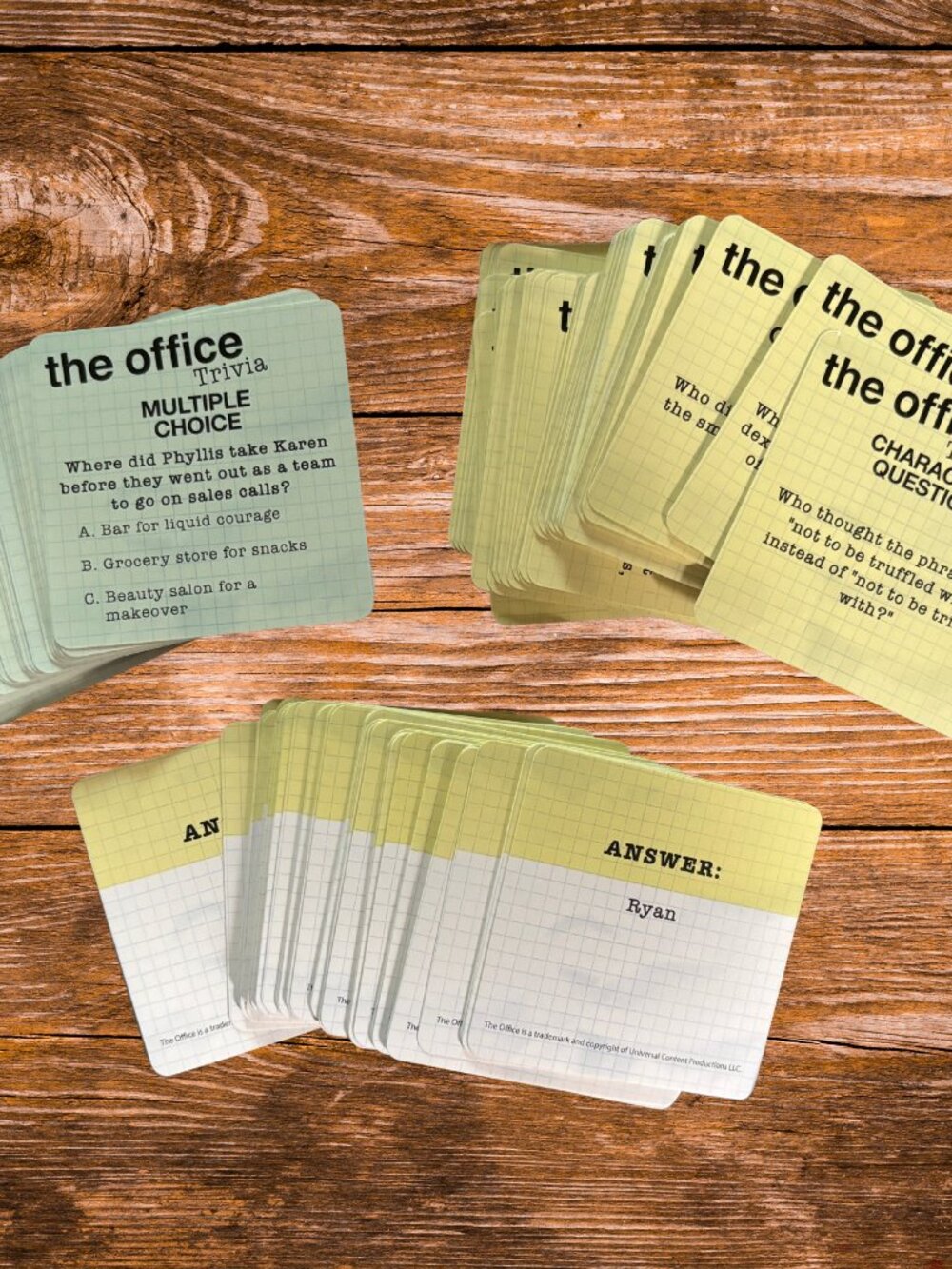 The Office Trivia Card Game Complete Set | NBC TV Show Quiz Cards | No Box
